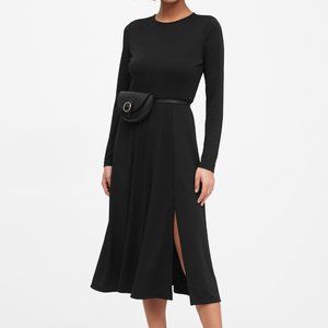 Banana Republic Fit & Flare Long Sleeve Dress